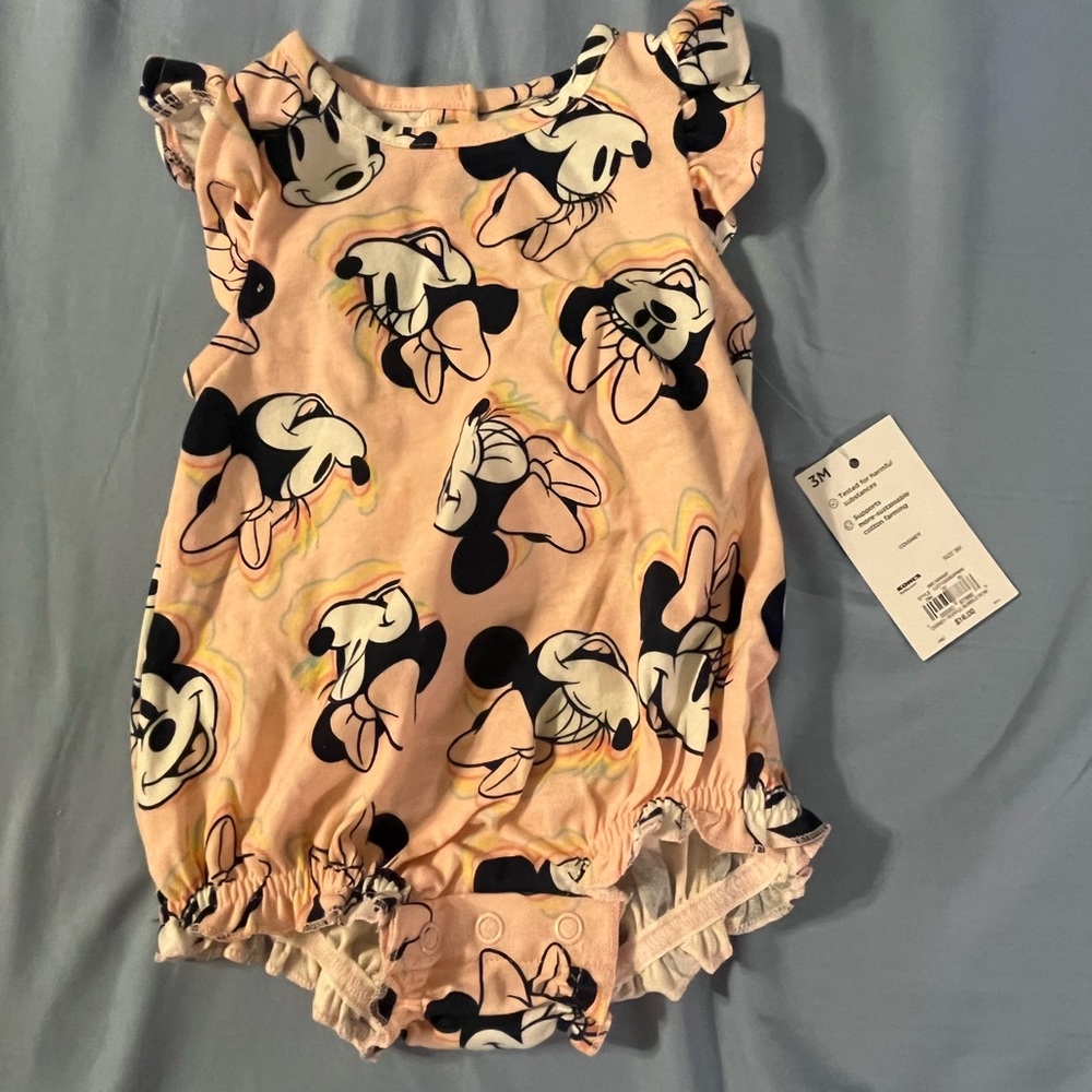 3 MONTH DISNEY MINNIE MOUSE BODY SUIT